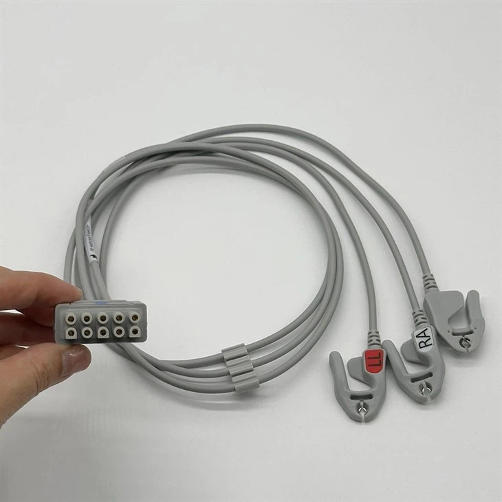 Original GE ECG Leadwire 3-lead Grabber 2106390-001