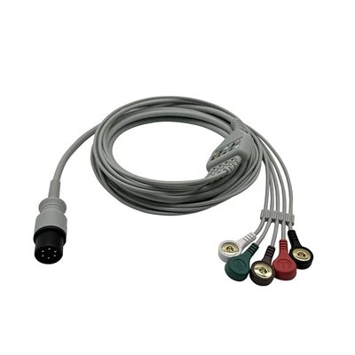 Βύσμα συναρμολόγησης γενικού τύπου 6pin One Pieces Cable ECG