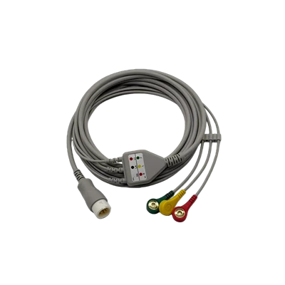 Καλώδιο ECG/EKG Snap IEC 12 ακίδων 3 απαγωγών της Philips