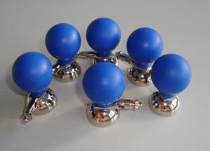 Ενήλικα διπλής πλευράς (DIN 3.0 και, 4mm μπανάνα) Ηλεκτρόδια ΗΚΓ στο στήθος από νικέλιο / AGCL