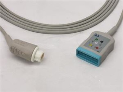 Καλώδιο κορμού καλωδίου ECG σύνδεσης 8 ακίδων Philips